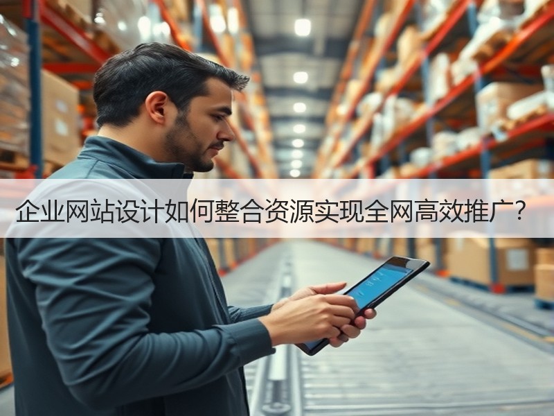 企业网站设计如何整合资源实现全网高效推广？