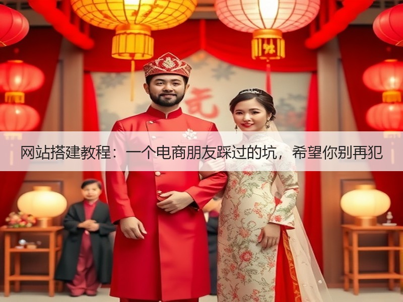 网站搭建教程：一个电商朋友踩过的坑，希望你别再犯