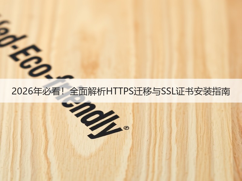 2026年必看！全面解析HTTPS迁移与SSL证书安装指南