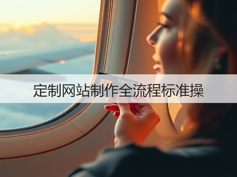 定制网站制作全流程标准操