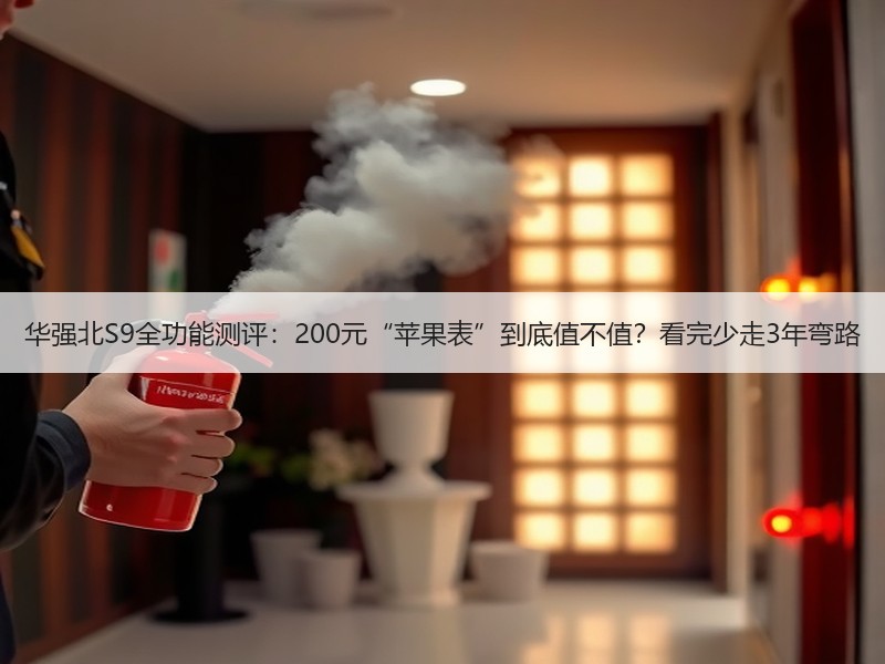 华强北S9全功能测评：200元“苹果表”到底值不值？看完少走3年弯路