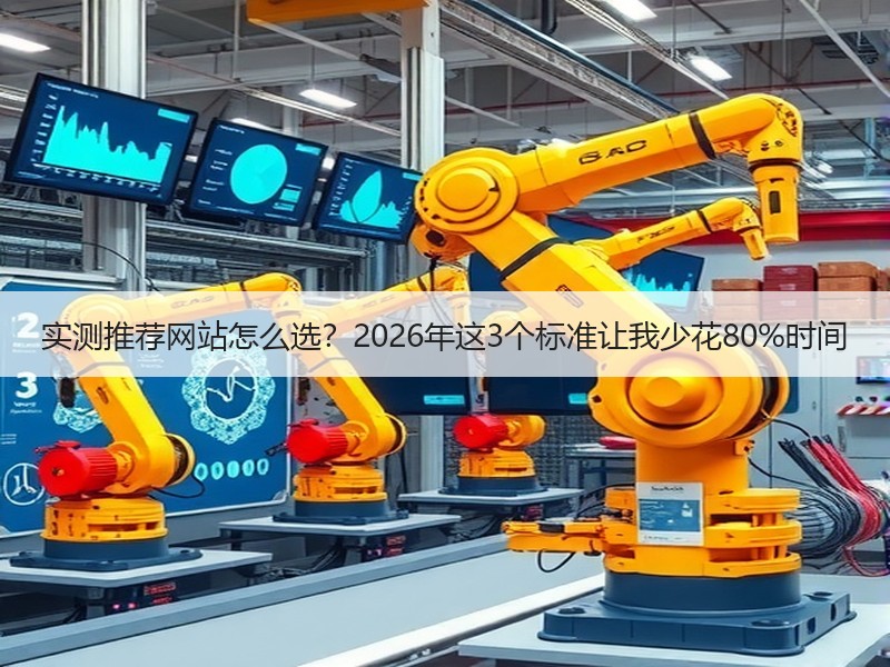 实测推荐网站怎么选？2026年这3个标准让我少花80%时间