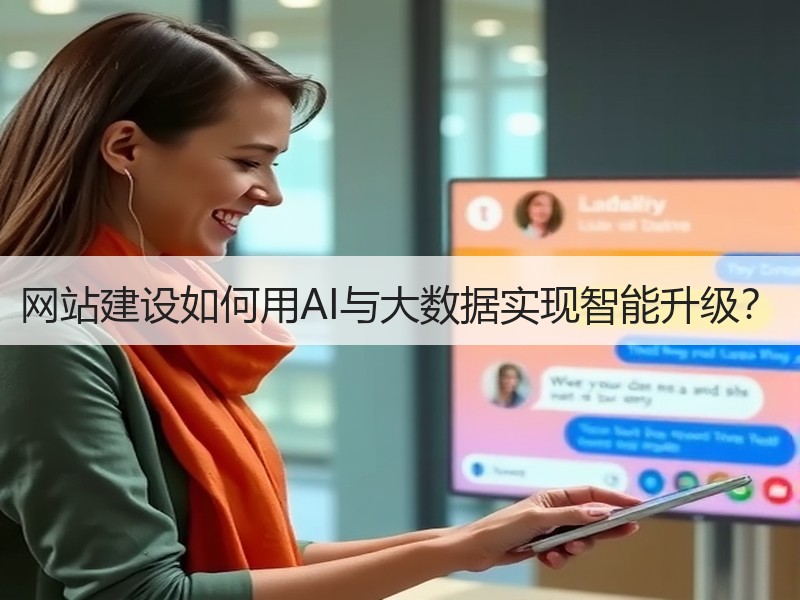 网站建设如何用AI与大数据实现智能升级？