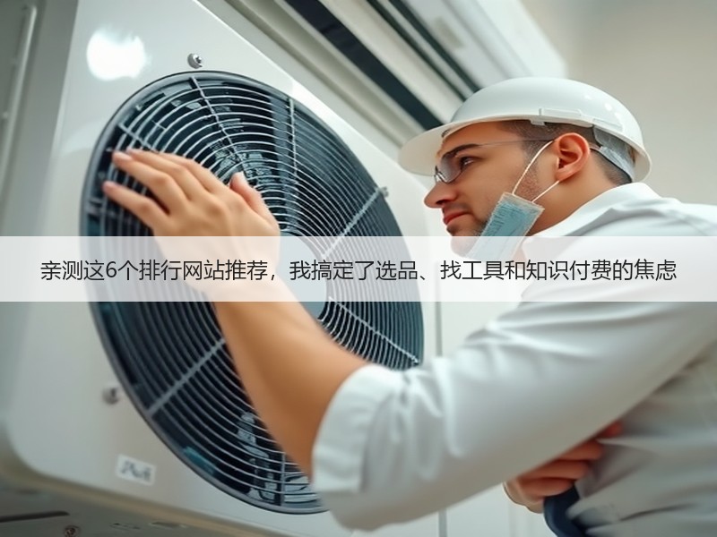 亲测这6个排行网站推荐，我搞定了选品、找工具和知识付费的焦虑