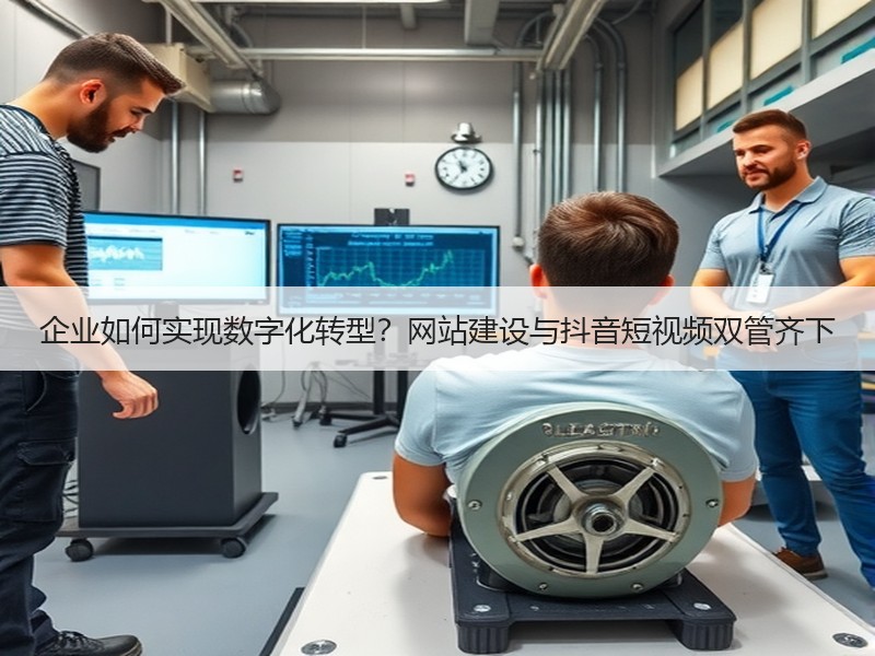 企业如何实现数字化转型？网站建设与抖音短视频双管齐下