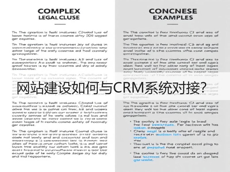 网站建设如何与CRM系统对接？