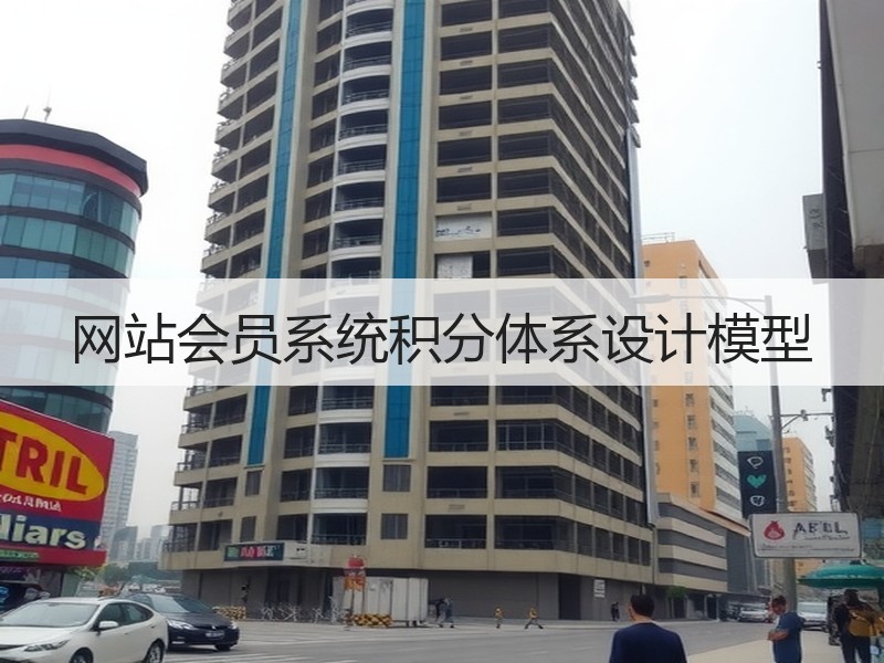 网站会员系统积分体系设计模型