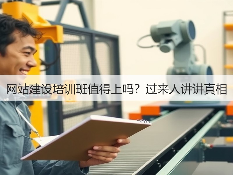 网站建设培训班值得上吗？过来人讲讲真相