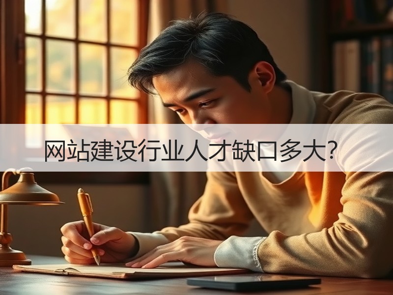 网站建设行业人才缺口多大？