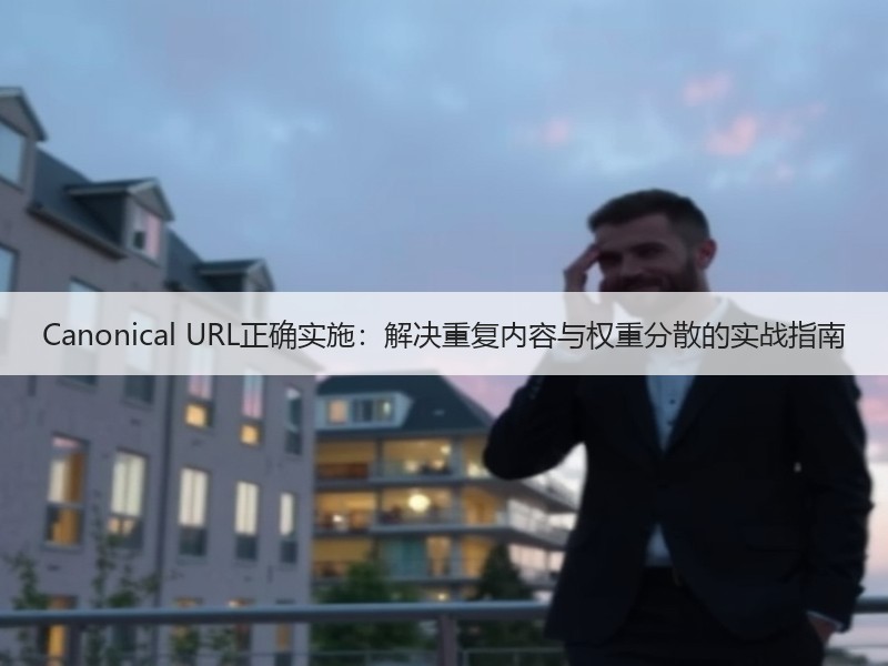 Canonical URL正确实施：解决重复内容与权重分散的实战指南