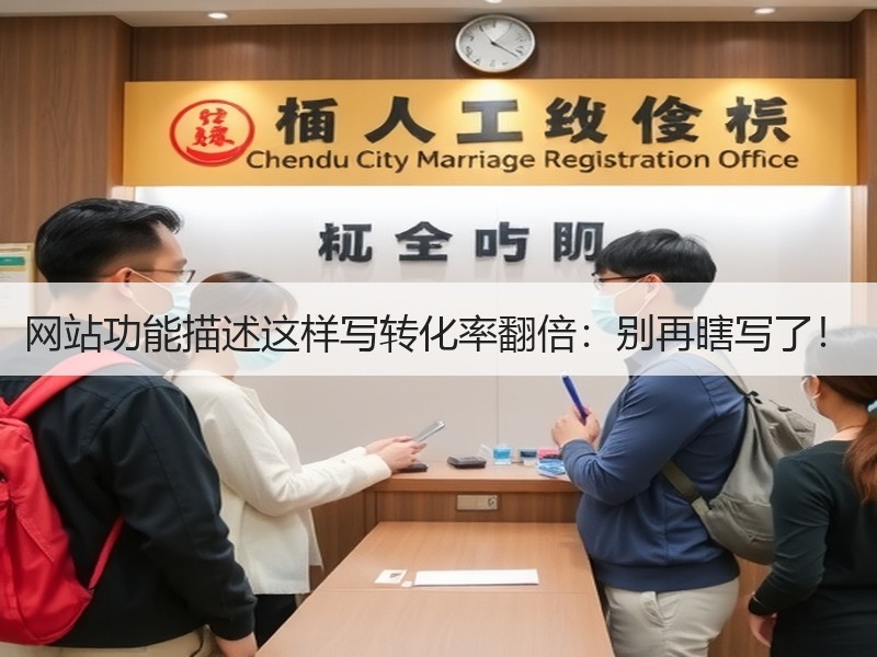 网站功能描述这样写转化率翻倍：别再瞎写了！
