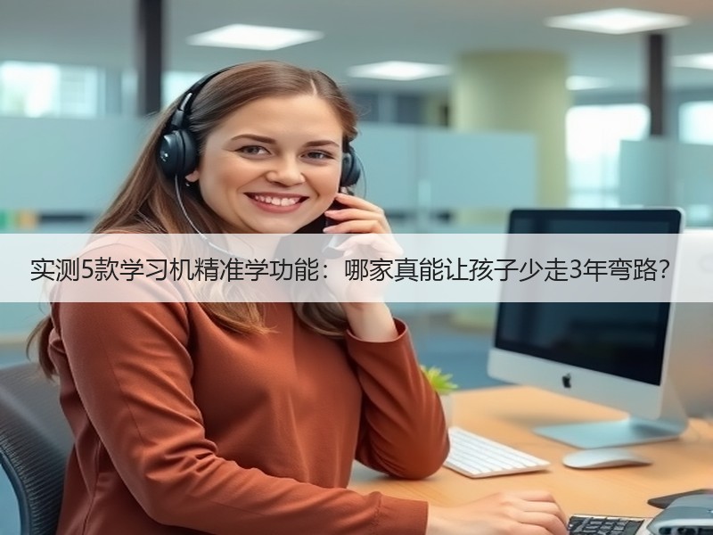 实测5款学习机精准学功能：哪家真能让孩子少走3年弯路？
