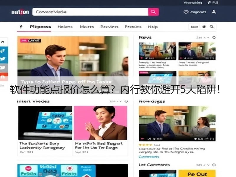 软件功能点报价怎么算？内行教你避开5大陷阱！