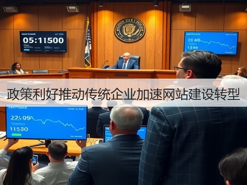 政策利好推动传统企业加速网站建设转型