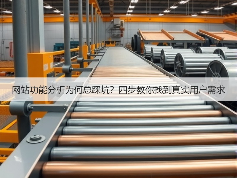 网站功能分析为何总踩坑？四步教你找到真实用户需求