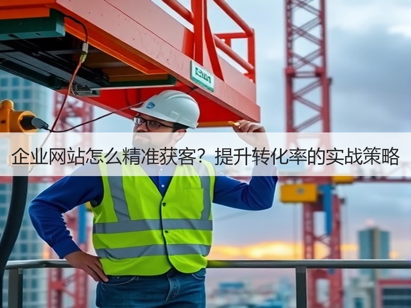企业网站怎么精准获客？提升转化率的实战策略