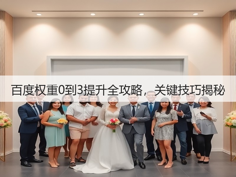 百度权重0到3提升全攻略，关键技巧揭秘