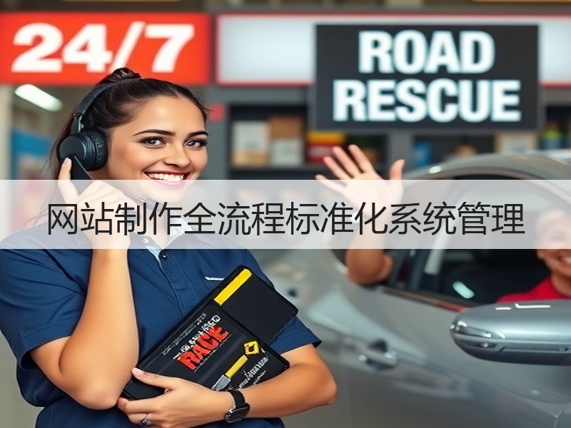网站制作全流程标准化系统管理