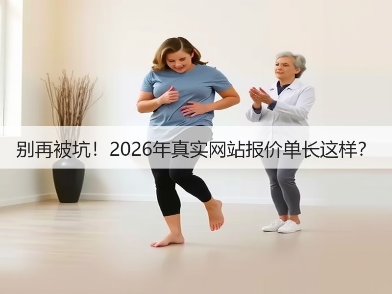 别再被坑！2026年真实网站报价单长这样？