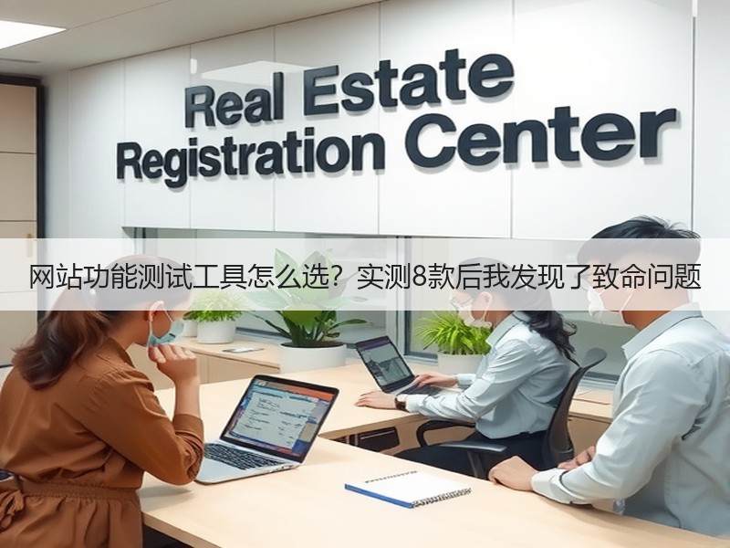 网站功能测试工具怎么选？实测8款后我发现了致命问题