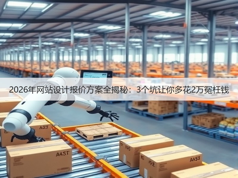 2026年网站设计报价方案全揭秘：3个坑让你多花2万冤枉钱