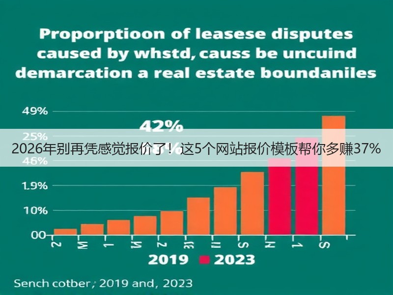 2026年别再凭感觉报价了！这5个网站报价模板帮你多赚37%