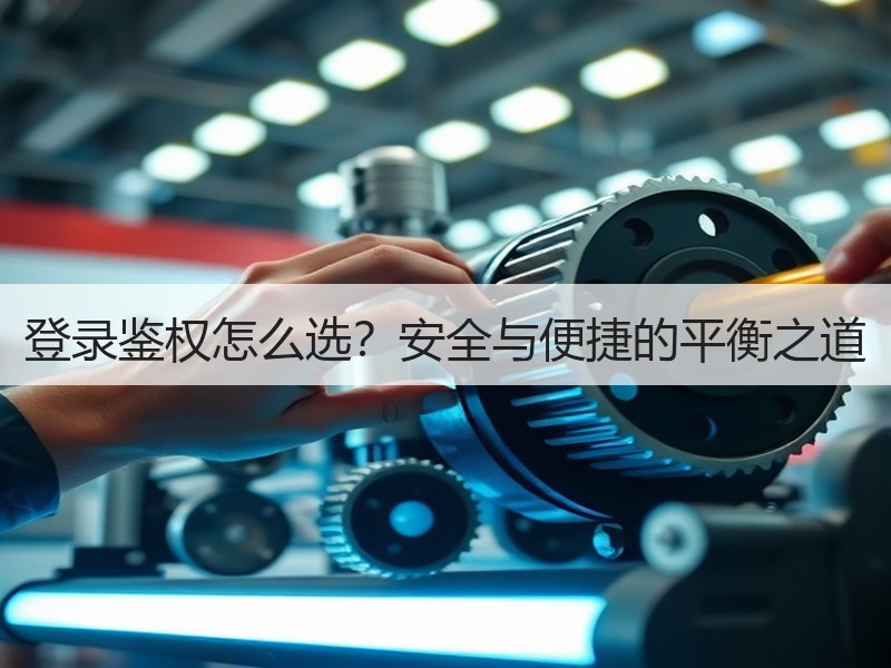 登录鉴权怎么选？安全与便捷的平衡之道