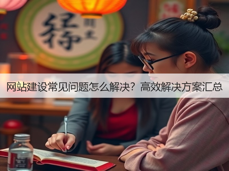 网站建设常见问题怎么解决？高效解决方案汇总