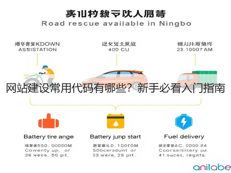网站建设常用代码有哪些？新手必看入门指南