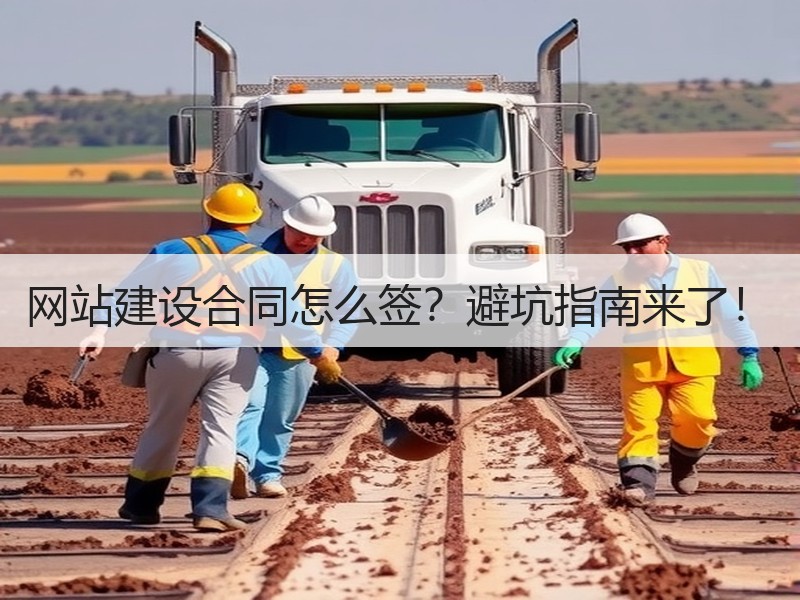 网站建设合同怎么签？避坑指南来了！