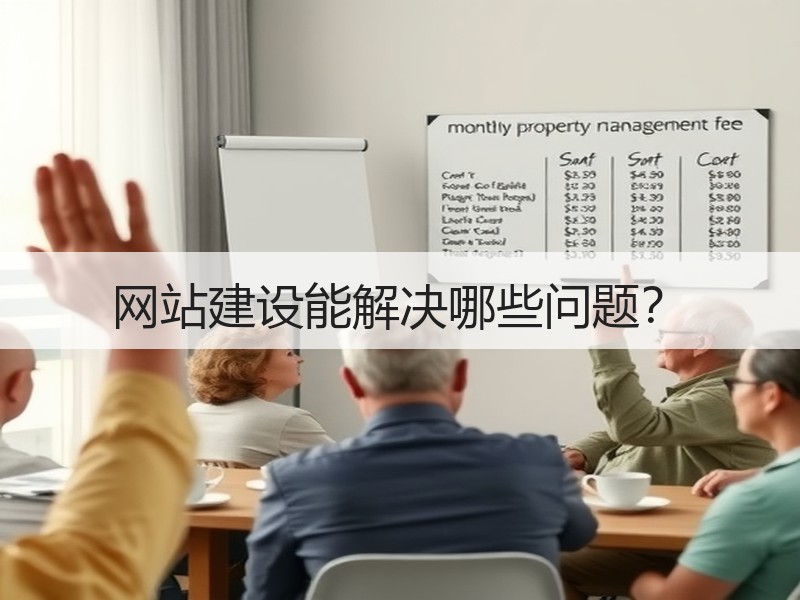 网站建设能解决哪些问题？