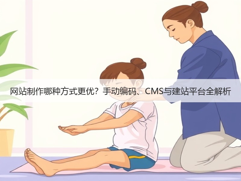 网站制作哪种方式更优？手动编码、CMS与建站平台全解析