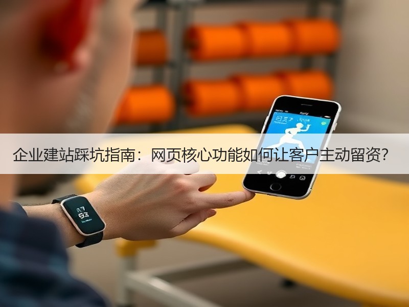 企业建站踩坑指南：网页核心功能如何让客户主动留资？