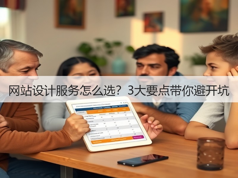 网站设计服务怎么选？3大要点带你避开坑