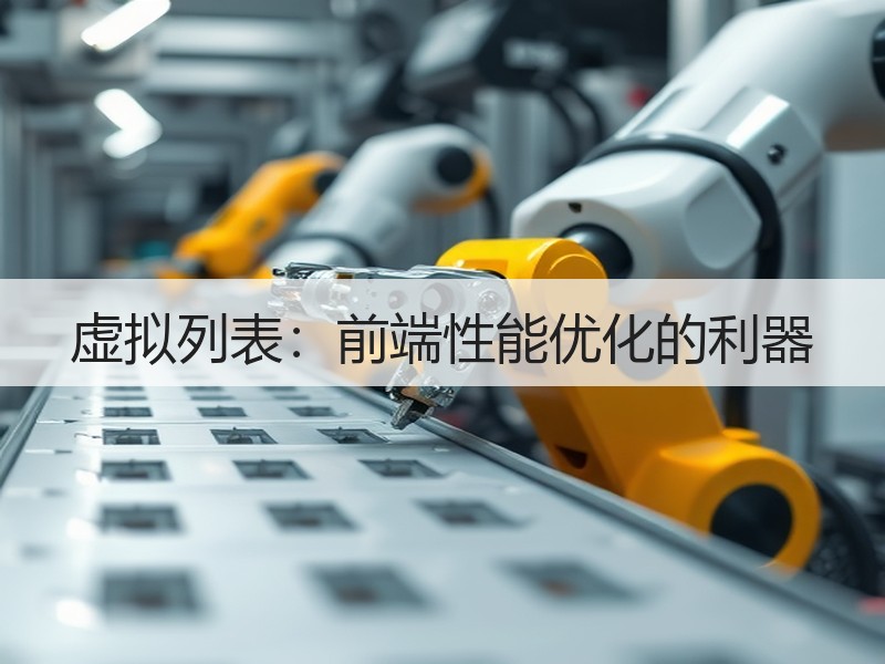 虚拟列表：前端性能优化的利器