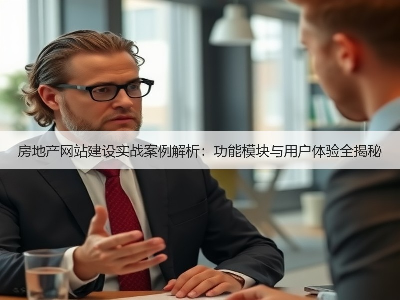 房地产网站建设实战案例解析：功能模块与用户体验全揭秘