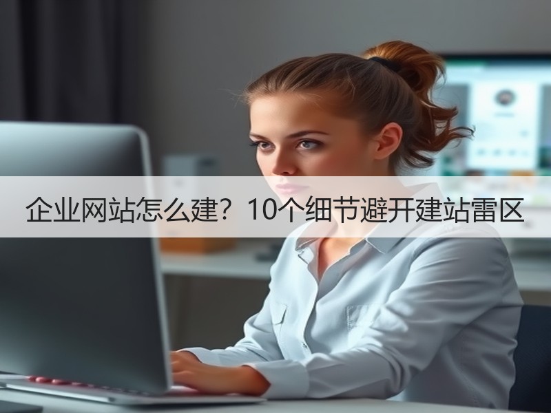 企业网站怎么建？10个细节避开建站雷区