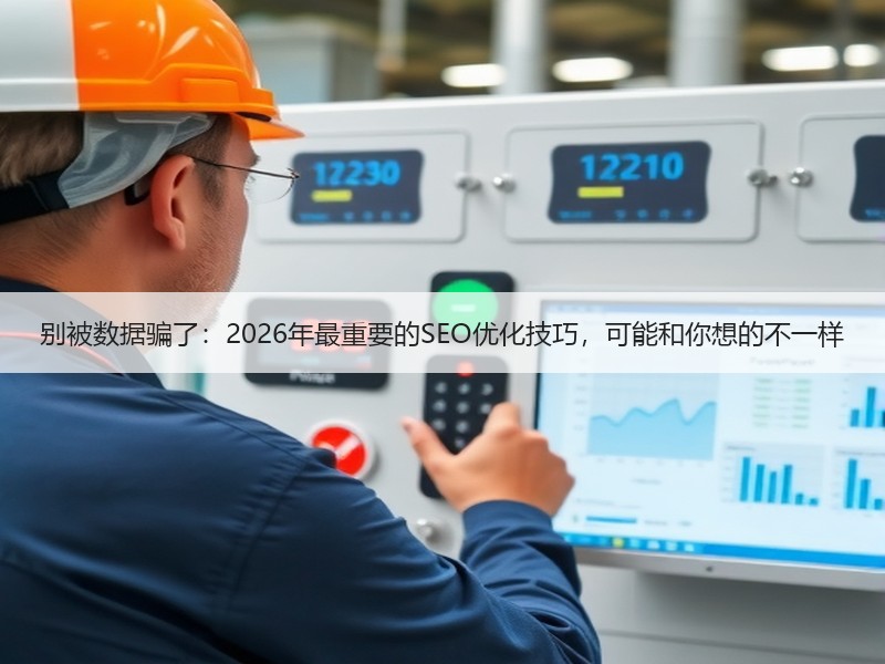 别被数据骗了：2026年最重要的SEO优化技巧，可能和你想的不一样