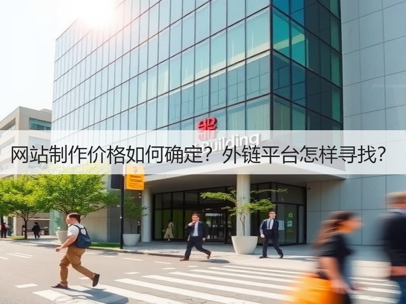 网站制作价格如何确定？外链平台怎样寻找？