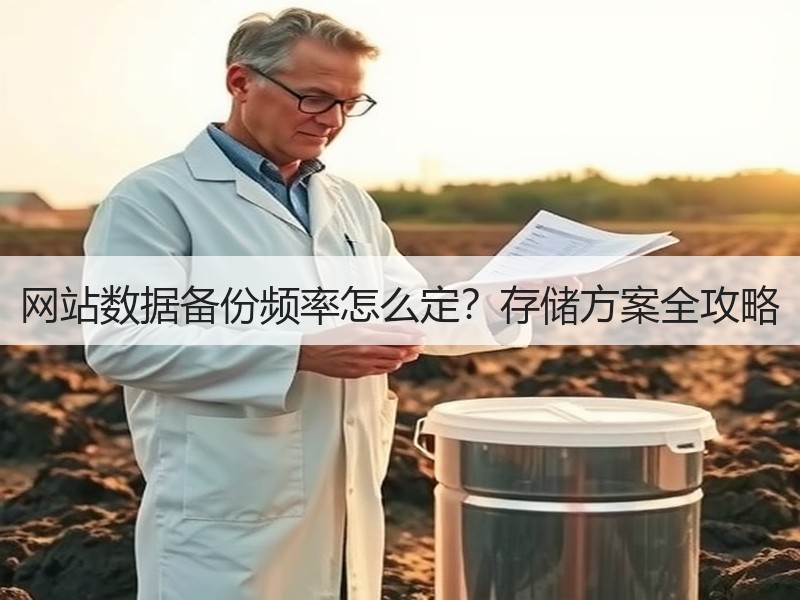 网站数据备份频率怎么定？存储方案全攻略