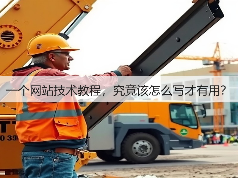 一个网站技术教程，究竟该怎么写才有用？