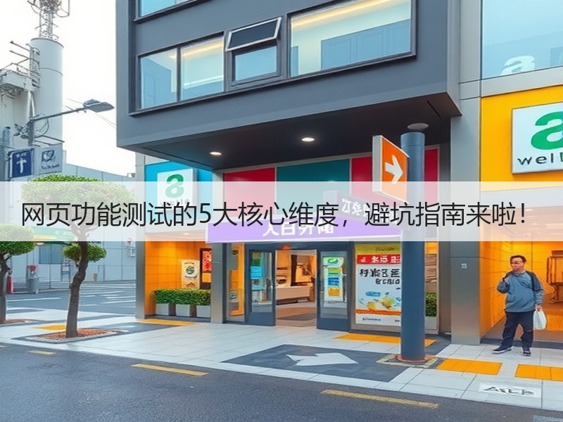 网页功能测试的5大核心维度，避坑指南来啦！