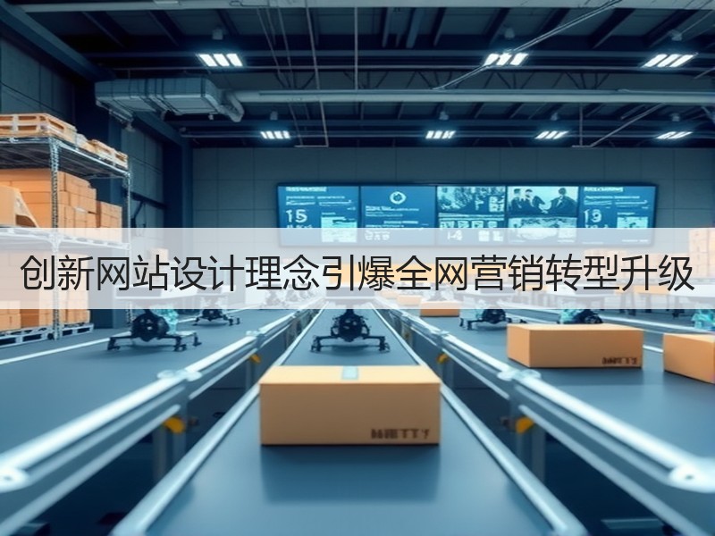 创新网站设计理念引爆全网营销转型升级
