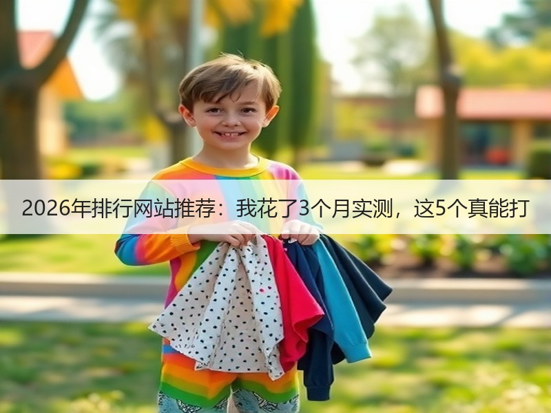 2026年排行网站推荐：我花了3个月实测，这5个真能打