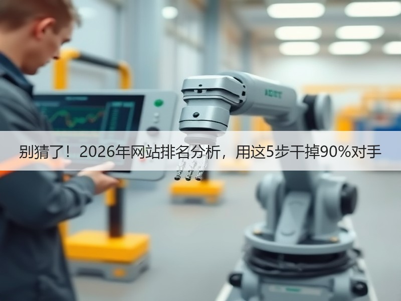 别猜了！2026年网站排名分析，用这5步干掉90%对手