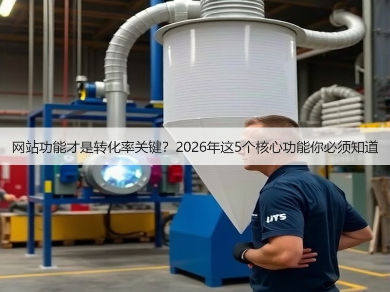 网站功能才是转化率关键？2026年这5个核心功能你必须知道