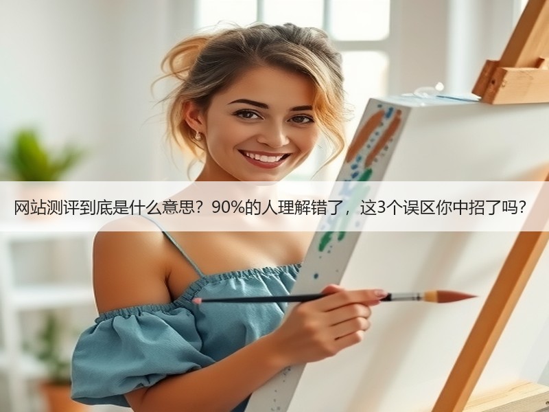 网站测评到底是什么意思？90%的人理解错了，这3个误区你中招了吗？