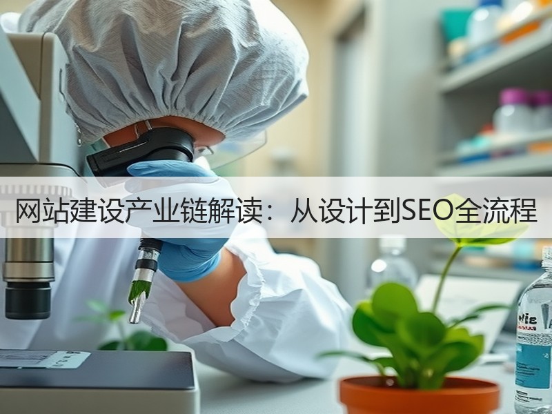 网站建设产业链解读：从设计到SEO全流程