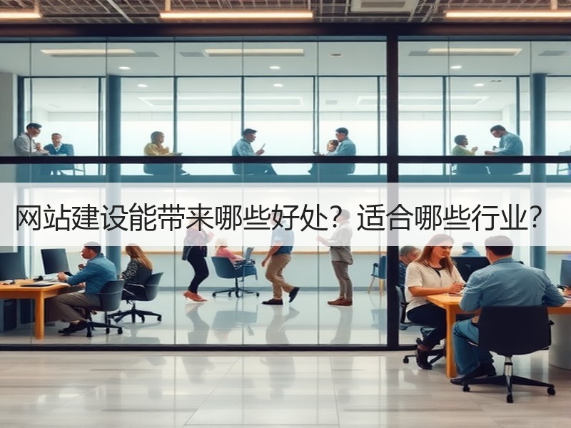 网站建设能带来哪些好处？适合哪些行业？