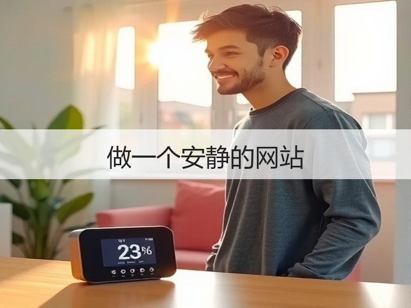 做一个安静的网站